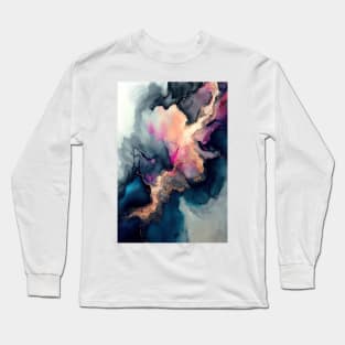 Vivid Vision - Abstract Alcohol Ink Resin Art Long Sleeve T-Shirt